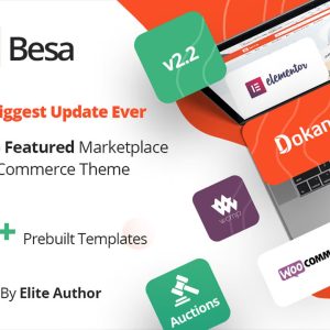 Besa - Elementor Marketplace WooCommerce Theme