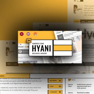 Hyani – Bold Blog and Magazine WordPress Theme