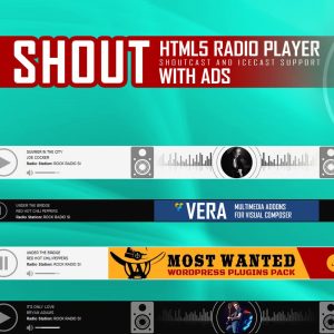 SHOUT - HTML5 Radio Player With Ads - WP Plugin