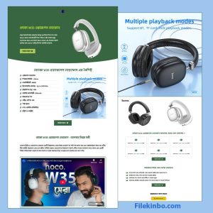 Headphone - Cartflows Landing Page