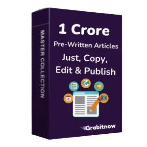 Pre-Written 1 Crore Articles Bundle